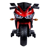 12V Kids Ride-On Motorcycle Toy with Training Wheels and Hand Control