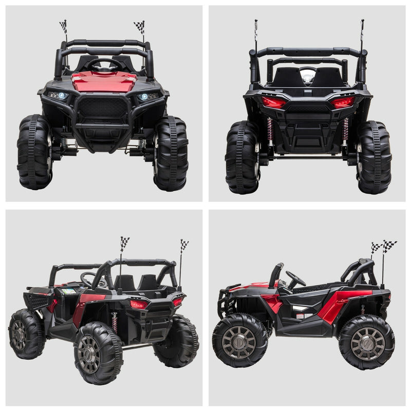 2021 ATV Quad with EVA Wheels, Leather Seats, and Remote Control