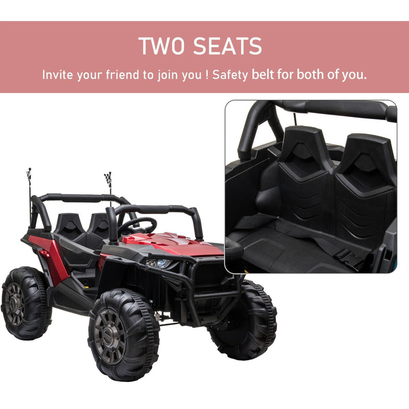 2021 ATV Quad with EVA Wheels, Leather Seats, and Remote Control