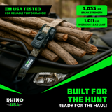 2" x 10' Retractable Ratchet Straps