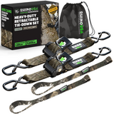 2" x 10' Retractable Ratchet Straps
