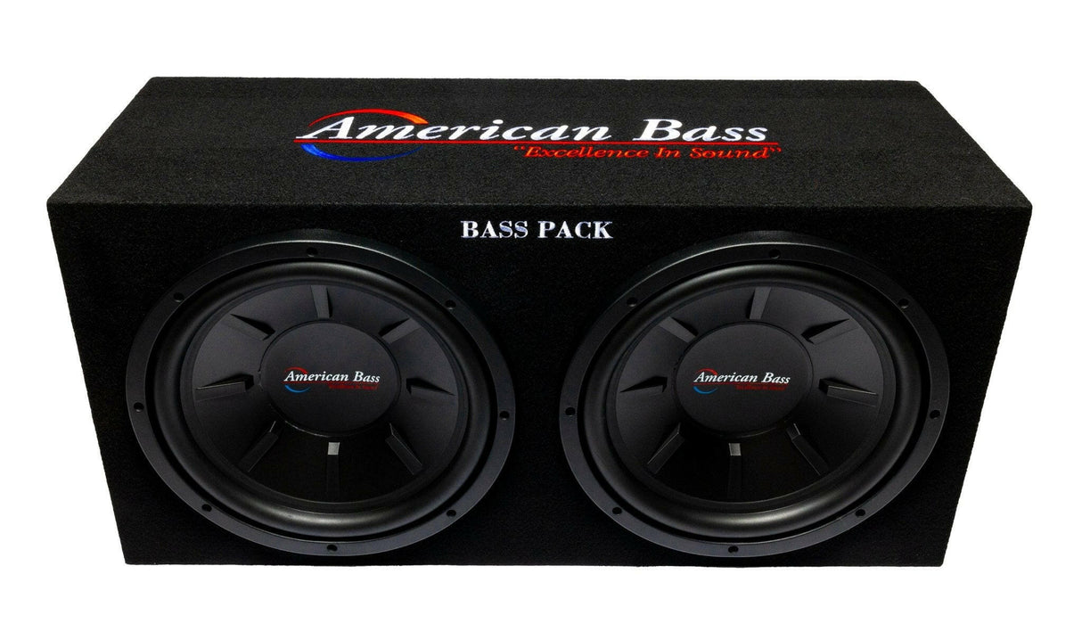 Bass Pack Dual 12″ Loaded Subwoofer Enclosure with Amplifier | 600 Watts RMS