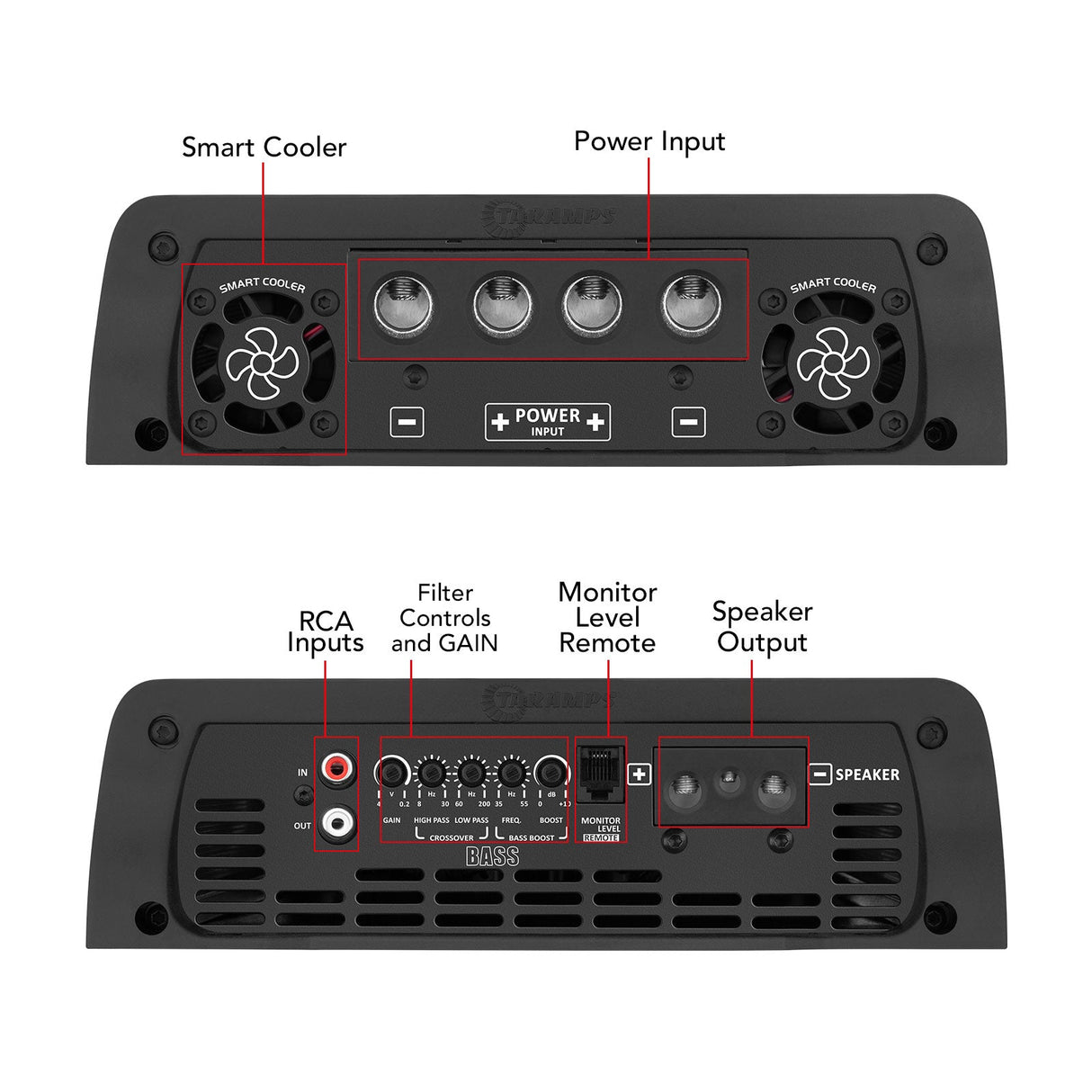 Taramps THE BIG BOSS 8 BASS Car Audio Amplifier Taramps USA