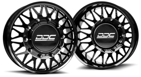 (1999 - 2004) DDC Wheels Black/Milled The Mesh Dually Wheels DDC Wheels