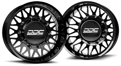 (1999 - 2004) DDC Wheels Black/Milled The Mesh Dually Wheels DDC Wheels