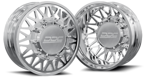 (1987 - 1997) DDC Wheels Polished The Mesh Dually Wheels DDC Wheels