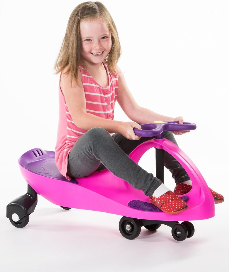 Original Pink and Purple Ride-On Toy for Ages 3 and Up, Battery-Free