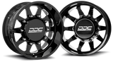 (1999 - 2004) DDC Wheels Black/Milled The Ten Dually Wheels DDC Wheels