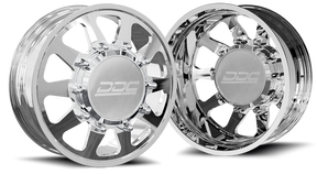 (1999 - 2004) DDC Wheels Polished The Ten Dually Wheels DDC Wheels