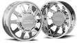 (1987 - 1997) DDC Wheels Polished The Ten Dually Wheels DDC Wheels
