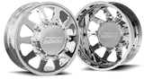 (1987 - 1997) DDC Wheels Polished The Ten Dually Wheels DDC Wheels