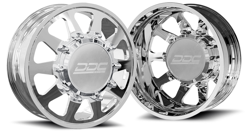 (1999 - 2004) DDC Wheels Polished The Ten Dually Wheels