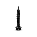1/4-in. x 1-1/4-in. Black Ruspert Hex-Head Concrete Screw Anchors