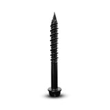 1/4-in. x 2-1/4-in. Black Ruspert Hex-Head Concrete Screw Anchors