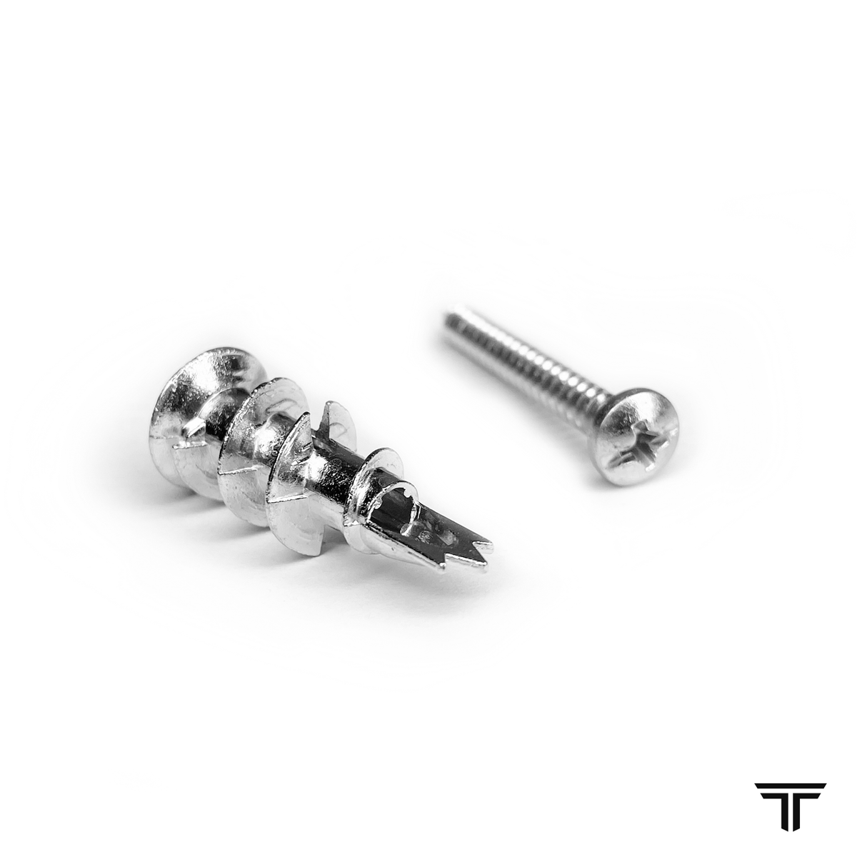 Self-Drilling Zinc Drywall Anchors with #8 Screws