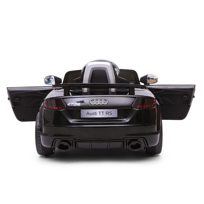 TOBBI 12V Audi TT RS Electric Ride On Car for Kids in Sleek Black Design
