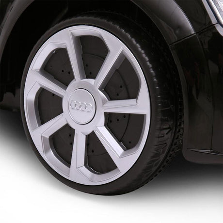 TOBBI 12V Audi TT RS Electric Ride On Car for Kids in Sleek Black Design