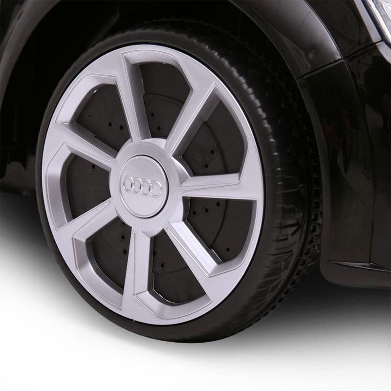 TOBBI 12V Audi TT RS Electric Ride On Car for Kids in Sleek Black Design