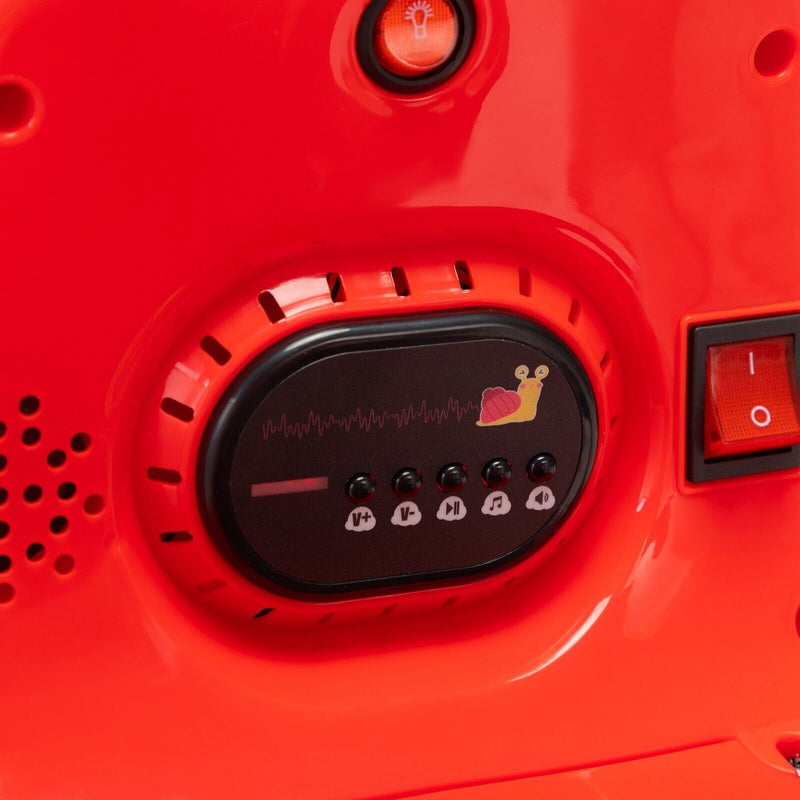 TOBBI 12V Electric Bumper Snail Car for Toddlers with Remote Control