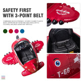 12V Electric Kids Ride-On Airplane Car with Joystick Control for Ages 3-6