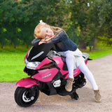 TOBBI 12V Electric Motorcycle Toy for Kids with Training Wheels - Battery Powered Ride-On Fun!