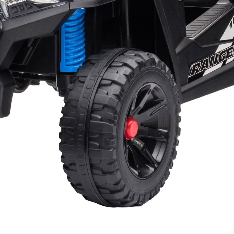 TOBBI 12V Electric Off-Road UTV for Kids - Battery Powered Ride-On Buggy