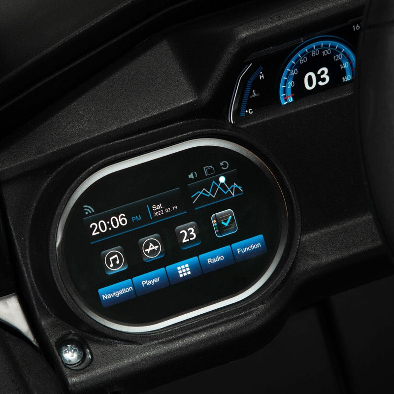 TOBBI 12V Electric Off-Road UTV Truck for Kids with Headlights, Music, and Horn