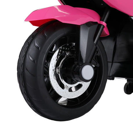 TOBBI 12V Electric Motorcycle Toy for Kids with Training Wheels - Battery Powered Ride-On Fun!