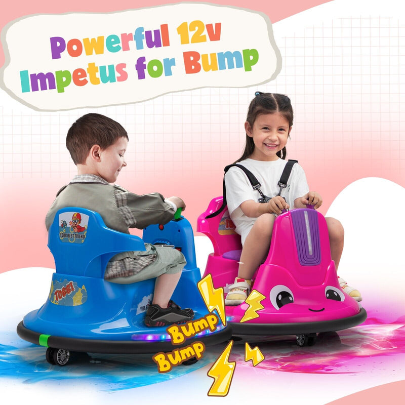 TOBBI 12V Electric Snail Ride-On Toy for Toddlers with 360° Rotation
