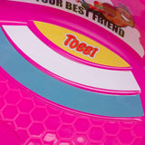 TOBBI Snail Shaped 12v Electric Ride On for Toddlers - Rosy+Light