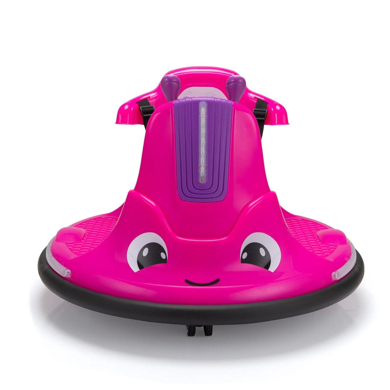 TOBBI 360° Degree Electric Snail Ride-On Toy for Toddlers - 12v Bumper Car in Fun Shape