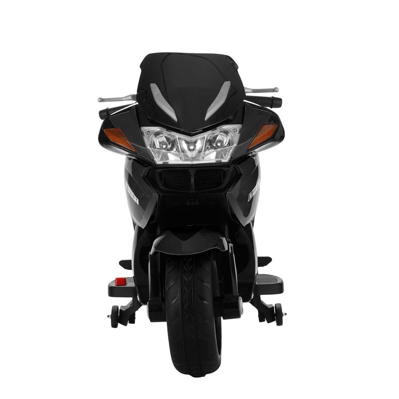 TOBBI 12V Kids Electric Dirt Bike with Training Wheels - Motorbike Ride On Toy