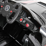 TOBBI 12V Kids Electric Mercedes-Benz Car Ride On Toy in Black