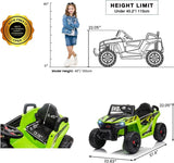 12V Kids Electric Off-Road UTV Toy Car with LED Lights