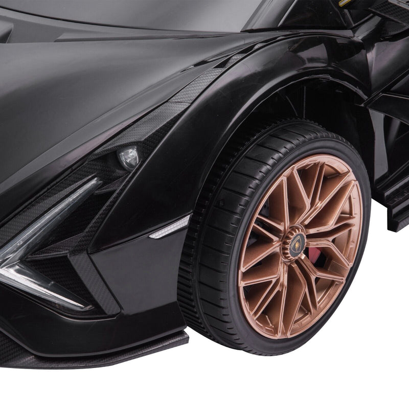 TOBBI 12V Kids Lamborghini SIAN Electric Car with Remote Control - Perfect for Little Drivers!