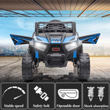 12V Electric Kids Ride-On Off-Road UTV Truck with Headlights, Music, and Horn