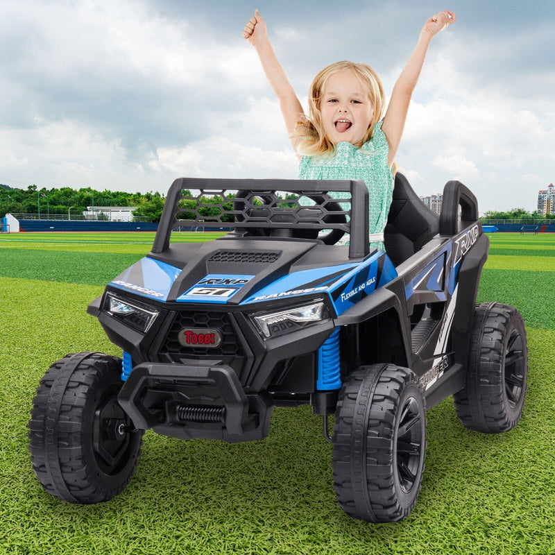12V Electric Kids Ride-On Off-Road UTV Truck with Headlights, Music, and Horn