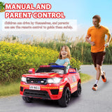 12V Kids Electric Police Ride-On Car with Remote Control and Siren
