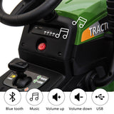 TOBBI 12V Kids Ride-On Tractor with Detachable Trailer - Electric Vehicle for Young Farmers