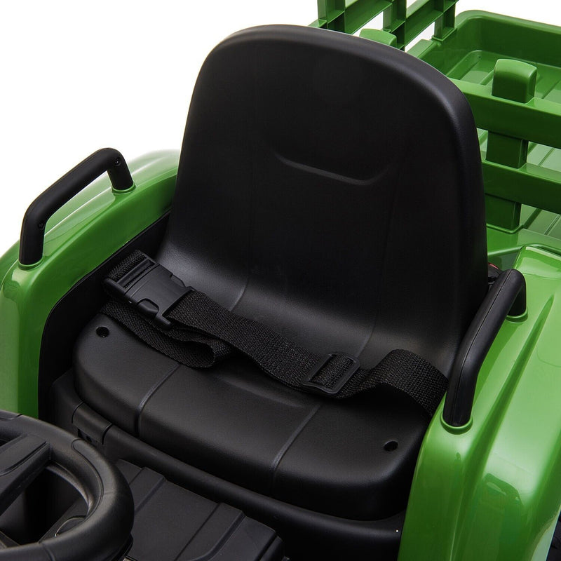 TOBBI 12V Kids Ride-On Tractor with Detachable Trailer - Electric Vehicle for Endless Fun!