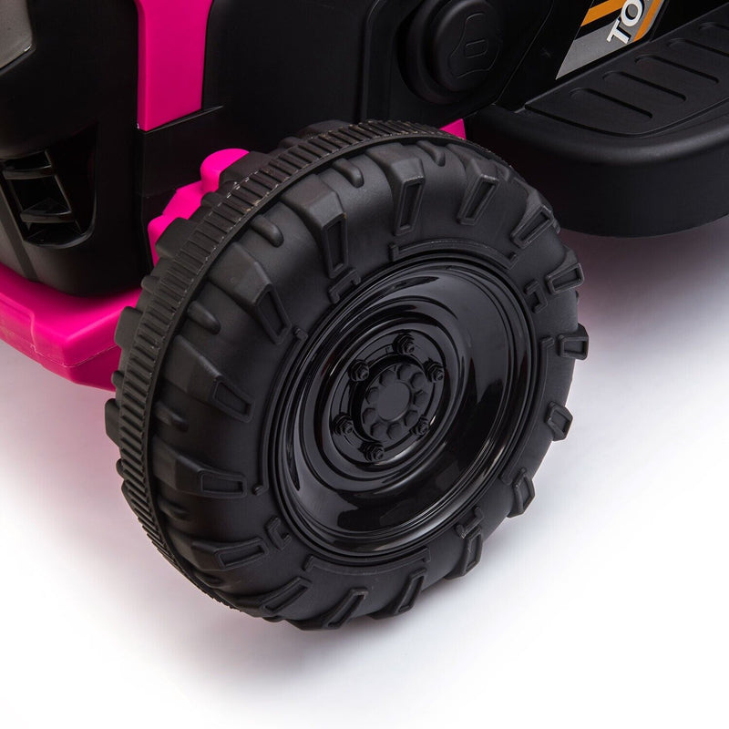 TOBBI 12V Electric Tractor for Kids with Trailer and Dual Motors - Perfect Gift for Young Drivers