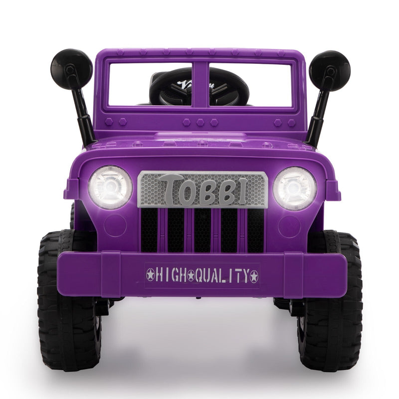 12V Electric Battery-Powered Ride-On Jeep Truck for Kids Ages 3-6