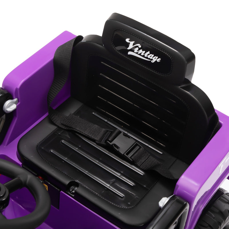 12V Electric Battery-Powered Ride-On Jeep Truck for Kids Ages 3-6