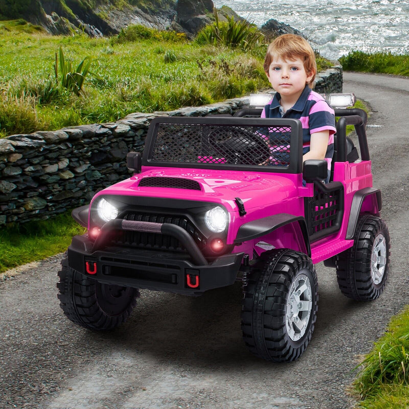 TOBBI 12V Kids Ride-On Truck with Remote Control and Electric Battery Power