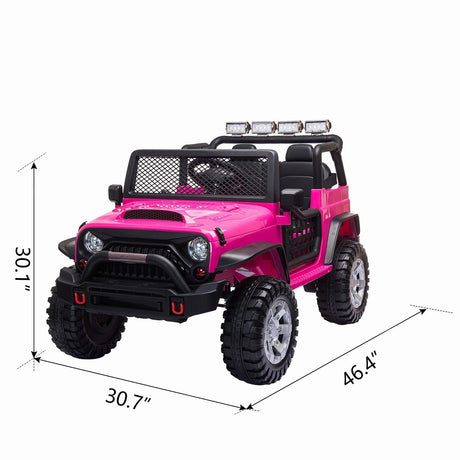 TOBBI 12V Kids Ride-On Truck with Remote Control and Electric Battery Power