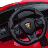 TOBBI 12V Lamborghini SIAN Electric Car for Kids with Remote Control - Red