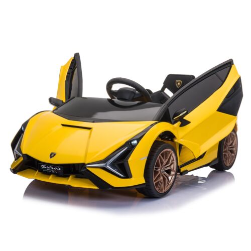 TOBBI 12V Lamborghini SIAN Electric Ride-On Car for Kids with 2.4G Remote Control