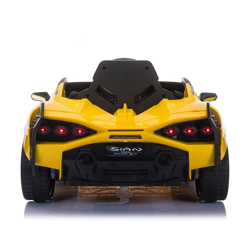 TOBBI 12V Lamborghini SIAN Electric Ride-On Car for Kids with 2.4G Remote Control