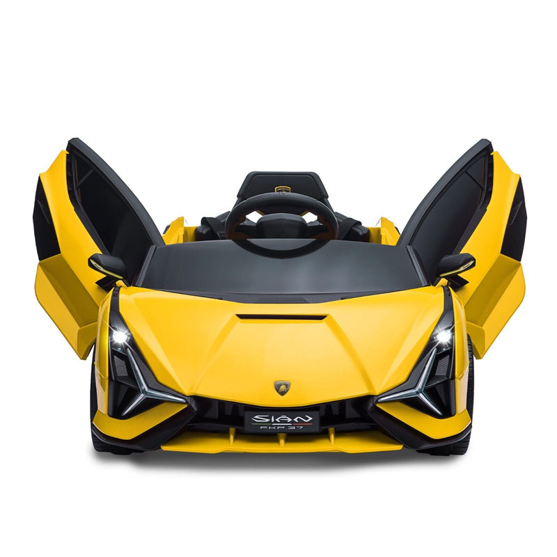 TOBBI 12V Lamborghini SIAN Electric Ride-On Car for Kids with 2.4G Remote Control
