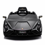 TOBBI 12V Lamborghini Sian Licensed Kids Electric Ride on Car with Parental Remote Control